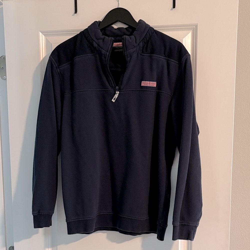 Vineyard Vines Dark Blue Half-Zip Sweater